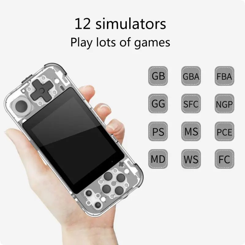 Игровая консоль POWKIDDY Q90 в стиле ретро 3 0 дюйма игровой автомат с IPS экраном игровая