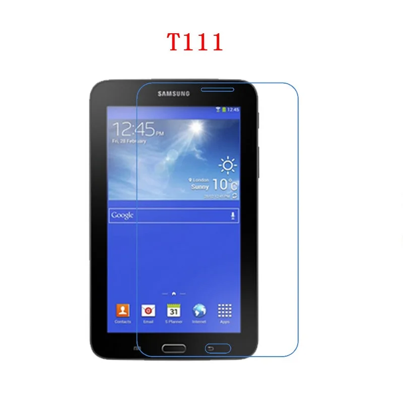 Мягкая защитная пленка для экрана из ПЭТ Samsung Galaxy Tab 3 Lite 7 0 T111 T110 высокопрозрачная