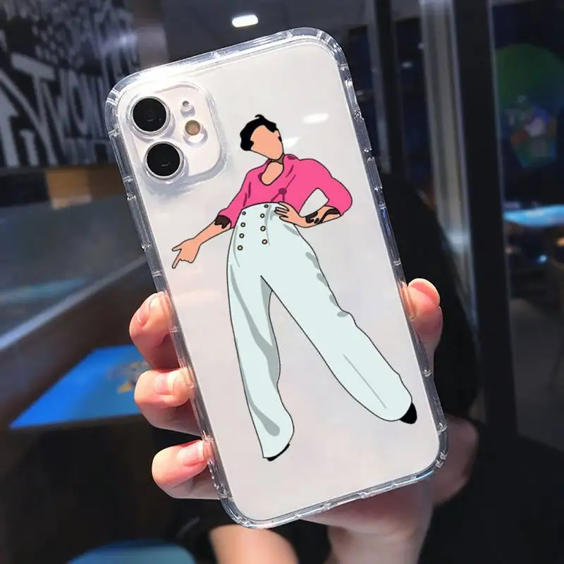 

Harry Styles love on Tour 2020 Phone Case Transparent for Clear iPhone 11 12 mini pro XS MAX 8 7 6 6S Plus X 5S SE 2020 XR