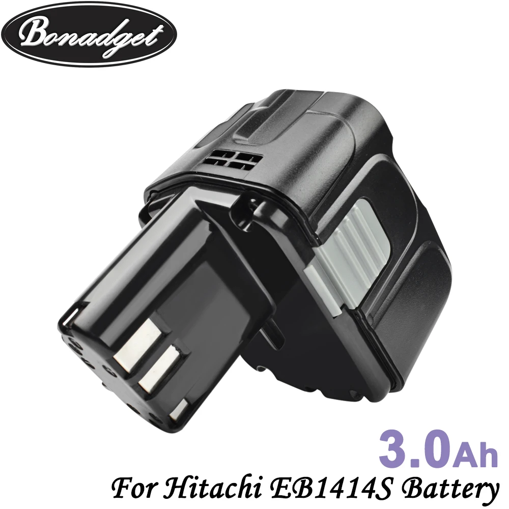 Bonadget аккумуляторная батарея 14 в 3000 мАч Ni-MH для Hitachi EB1414S EB14B EB1412S 324367 315130 316552