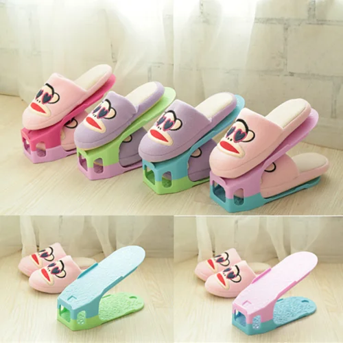 1 шт. полка для обуви прочный регулируемый органайзер обувь Поддержка Экономия