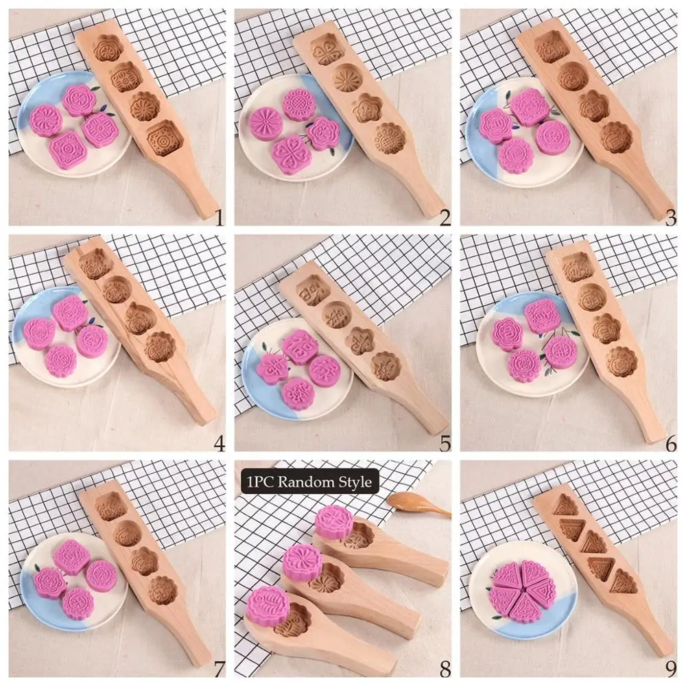 Луна торт плесень деревянные кондитерские формы выпечки инструмент для