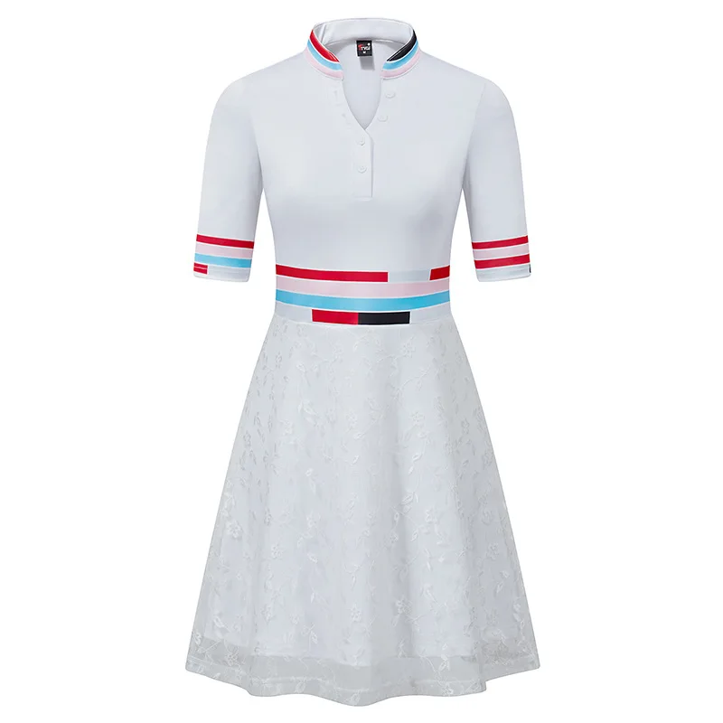 Женское кружевное платье для гольфа женское облегающее - Цена: 5 018,64 - 5 175,34 руб.