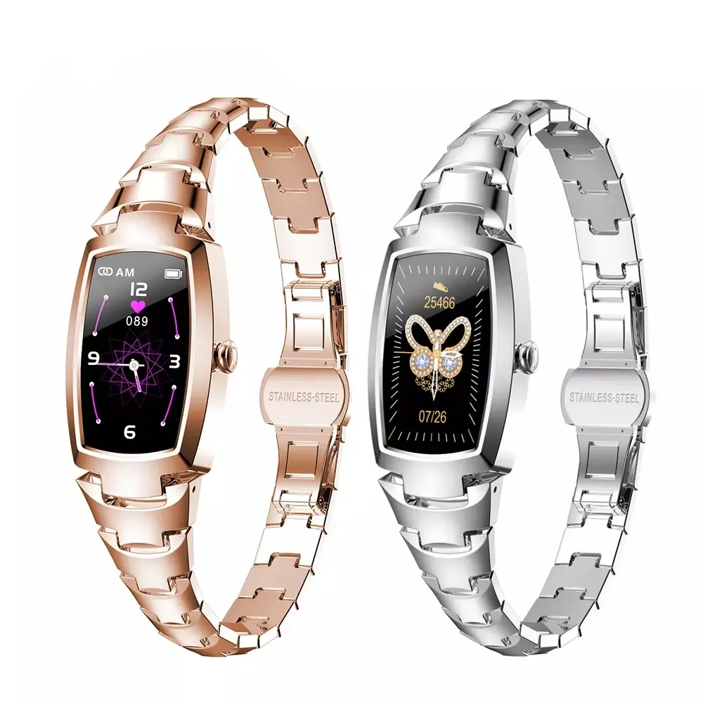 

Smart Watch Women H8 pro Bracelet Heart Rate Blood Pressure Monitor Women's Watches IP67 Waterproof Smartwatch For Android ios