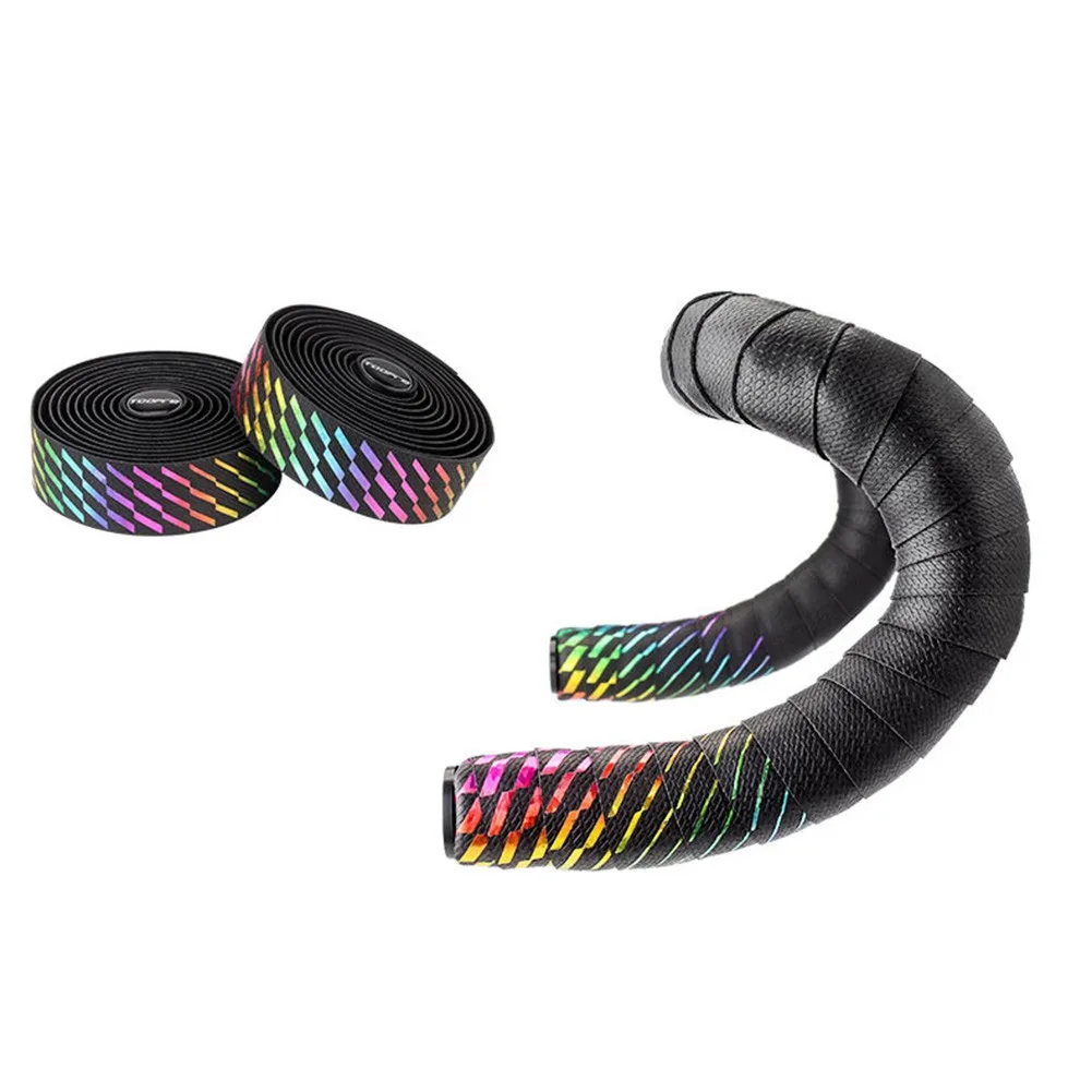 

Bicycle Handlebar Strap Elastic EVA Shock Absorption Road Bike Silicone Non-slip Handlebar Tape Handlebar Strap Accessories