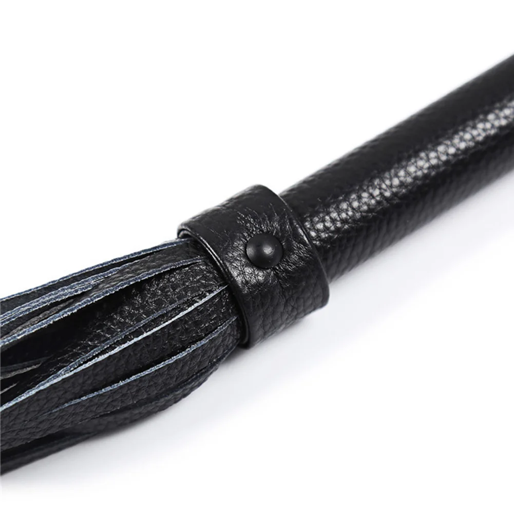 

Equestrian Non Slip Ergonomic Wear Resistant Racing Lychee Pattern Faux Leather Outdoor Sports Crop Horse Riding Whip Portable