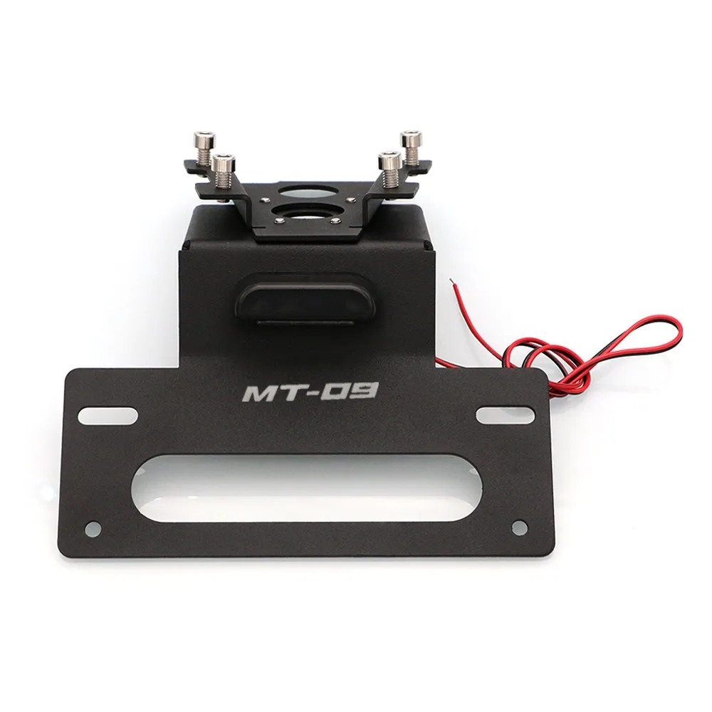 CK CATTLE KING For Yamaha MT-09 MT09 FZ-09 Fender Registration Bracket License Plate Holder Frame with LED light | Автомобили и
