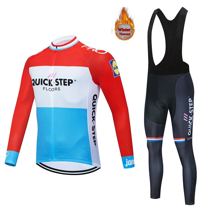 Мужская велосипедная одежда из термофлиса для велоспорта 9D зима 2019|Велосипедные