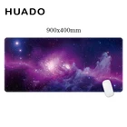 2021 новый большой игровой коврик для мыши 900x400 мм с Млечным путь галактика дизайн края Блокировка коврик для мыши натуральная резина для офиса