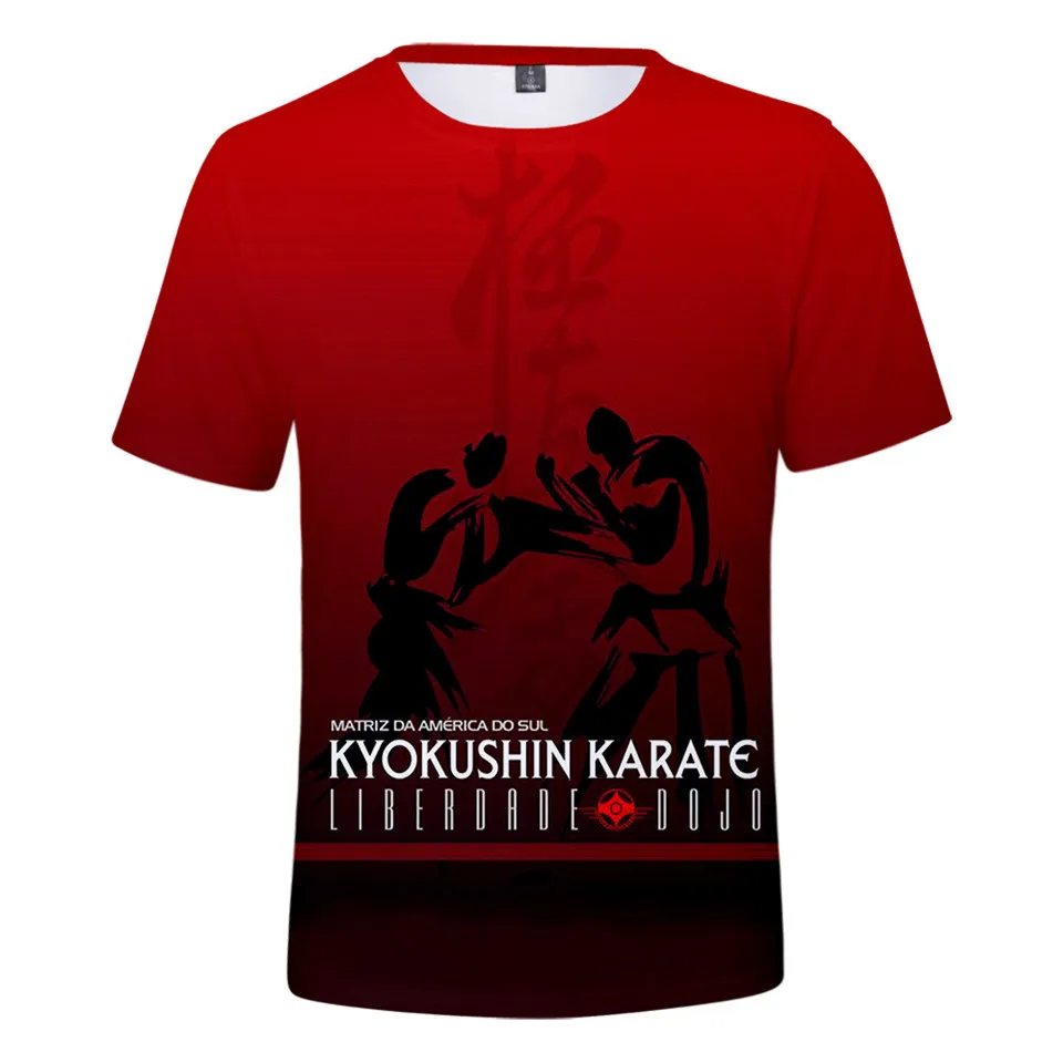 Футболка kyokushin для мужчин женщин детей с 3D принтом Masutatsu Oyama Karate Япония топы