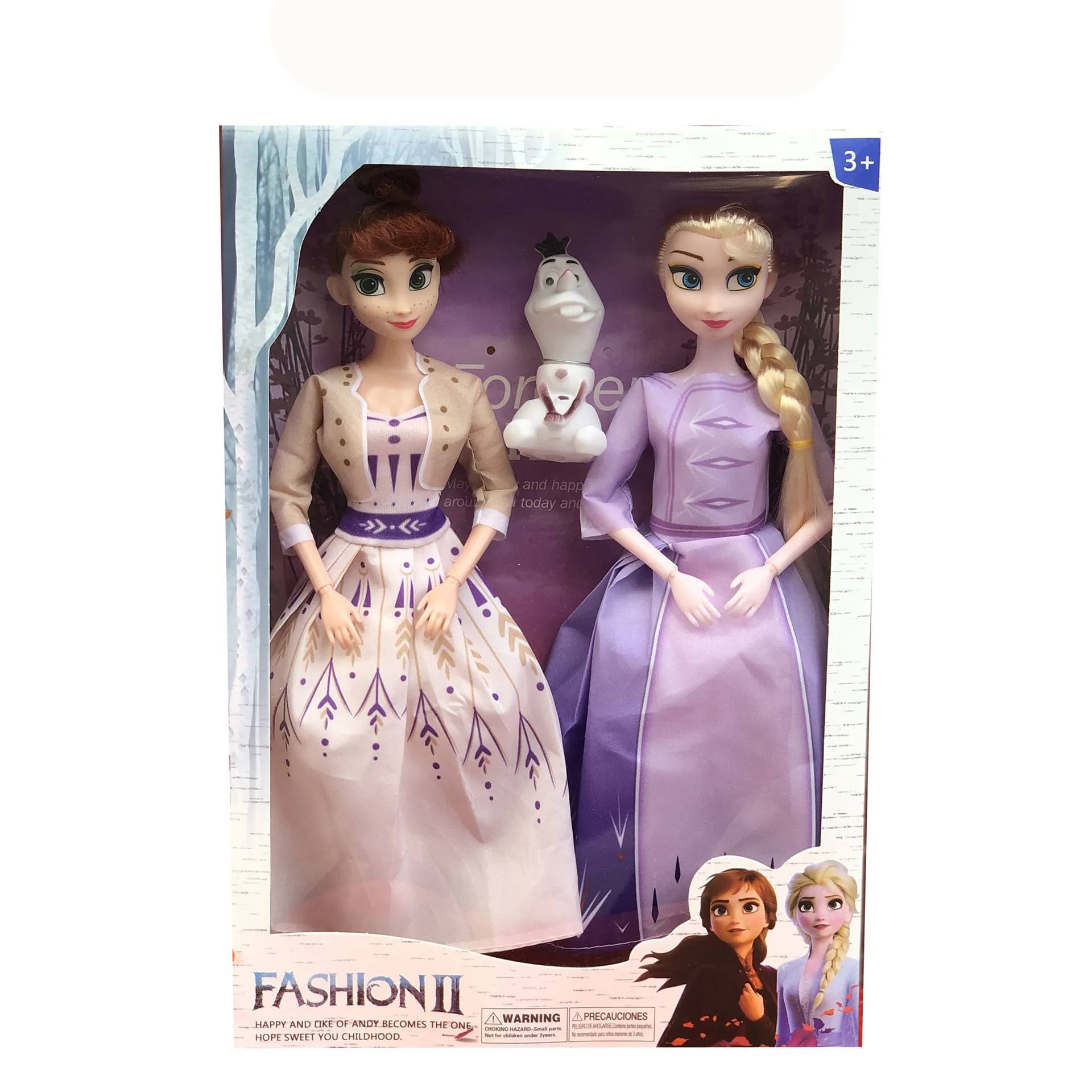 Игрушки Disney Frozen 2 фигурки Эльзы и Анны куклы-принцессы игрушки Olfa коллекционные