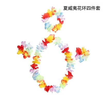 Юбка женская травяная из пластиковых волокон юбка-хула Гавайские костюмы