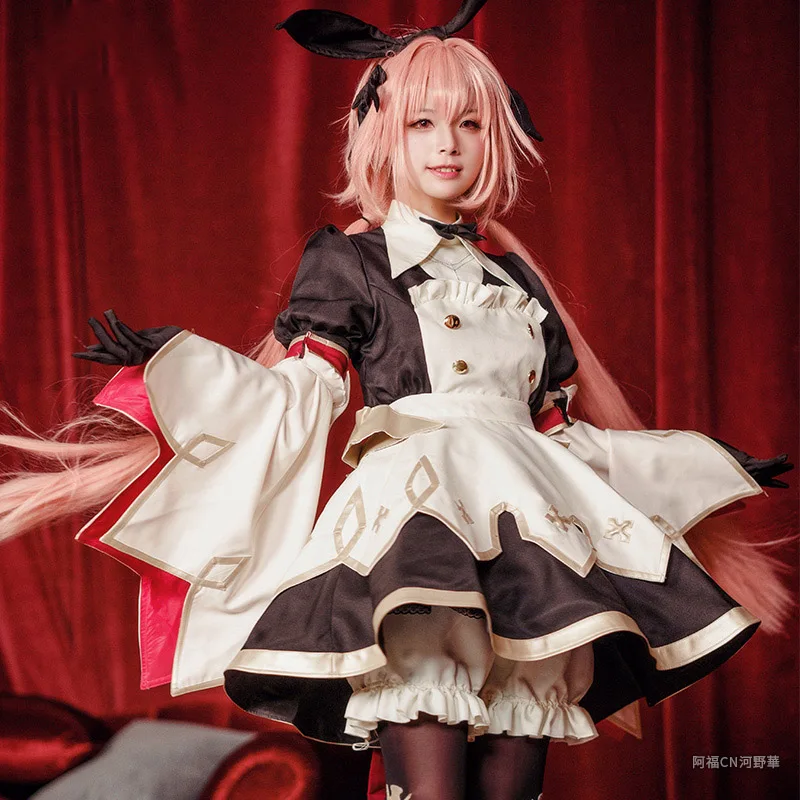 Аниме! Fate/Grand Order FGO Astolfo Saber Sword Version 3 0 боевой костюм горничной для косплея