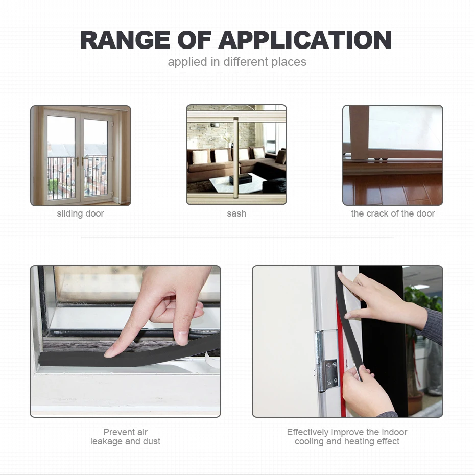 Звукоизоляционная самоклеящаяся хлопковая лента JGAUT для уплотнения