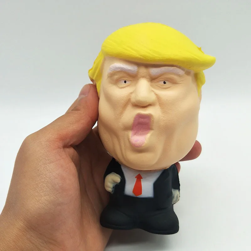 Творческий Забавный Дональд Трамп экструзия восстановление форма украшения Ремесло Мягкая Мода PU медленный отскок кукла фигурки миниатюры