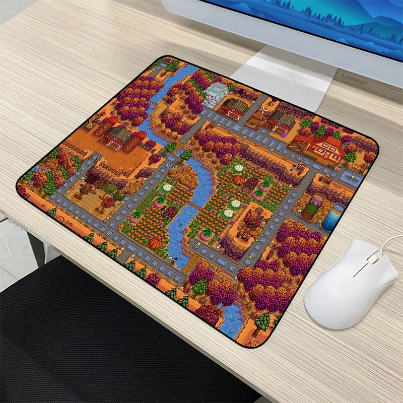 

Small Stardew Valley Mouse Pad Anime Laptop Gaming Accessories Keyboard Mousepad Gabinete Pc Gamer Computer Varmilo LOL Desk Mat