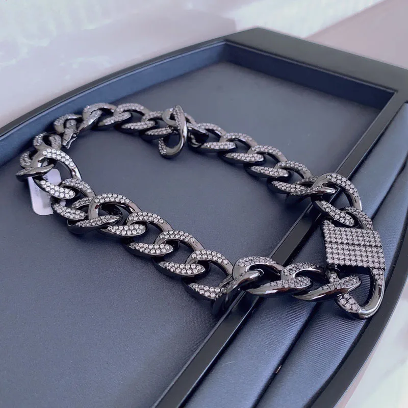 UMGODLY роскошное Брендовое ожерелье высокого качества черное темно-серое из