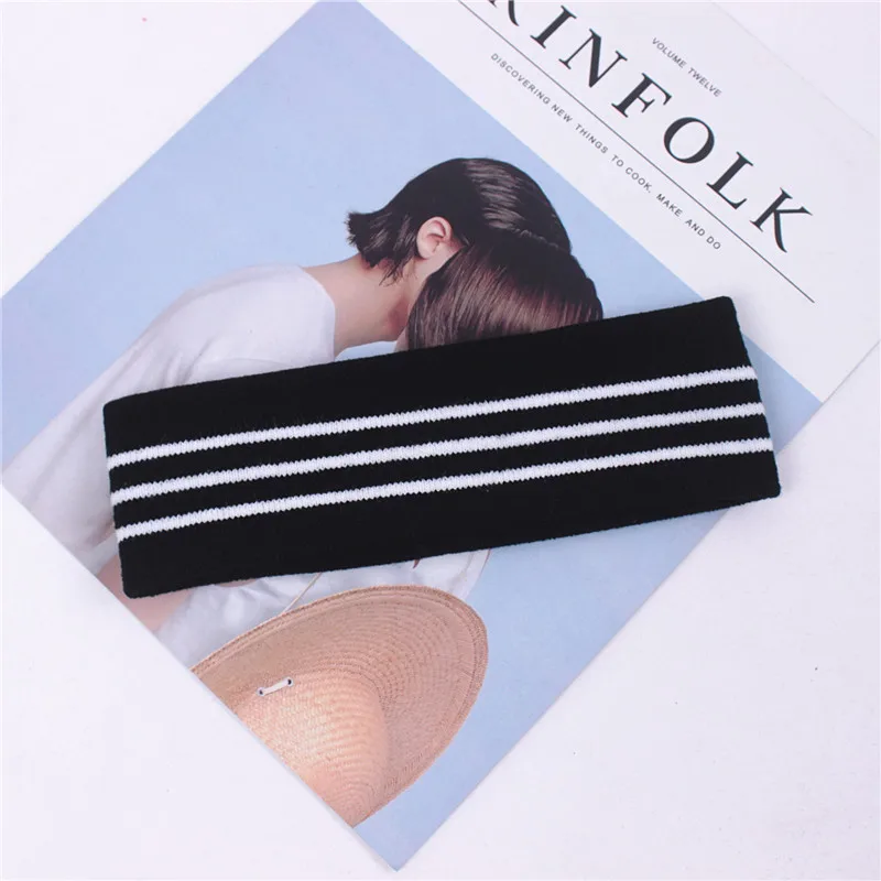 2019 Новый ободок женский/мужской хлопок Пот повязка от пота на голову Йога