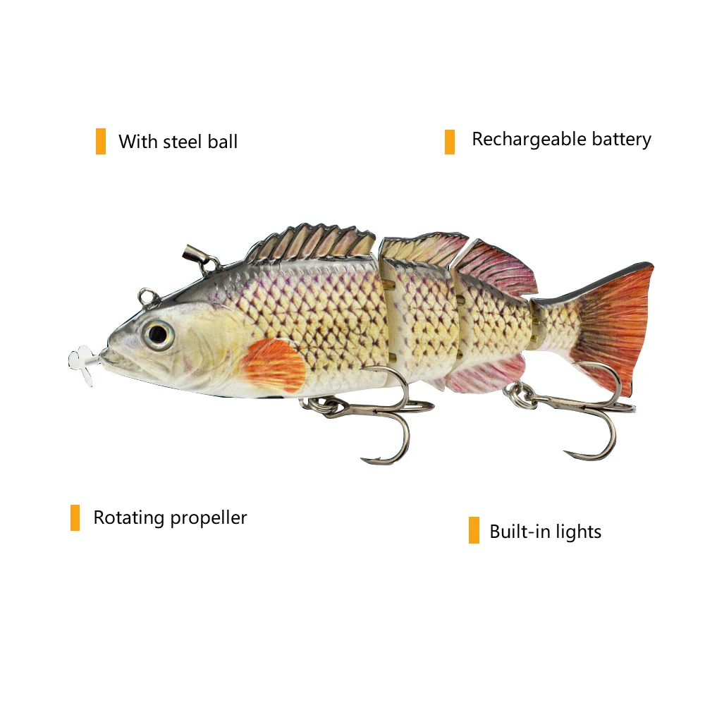 

Electronic Robot Fish Bionic Fishing Lures Smart Auto-Swimming Electronic Robotic Fish Baits Carp Fishing Tackle Accessories