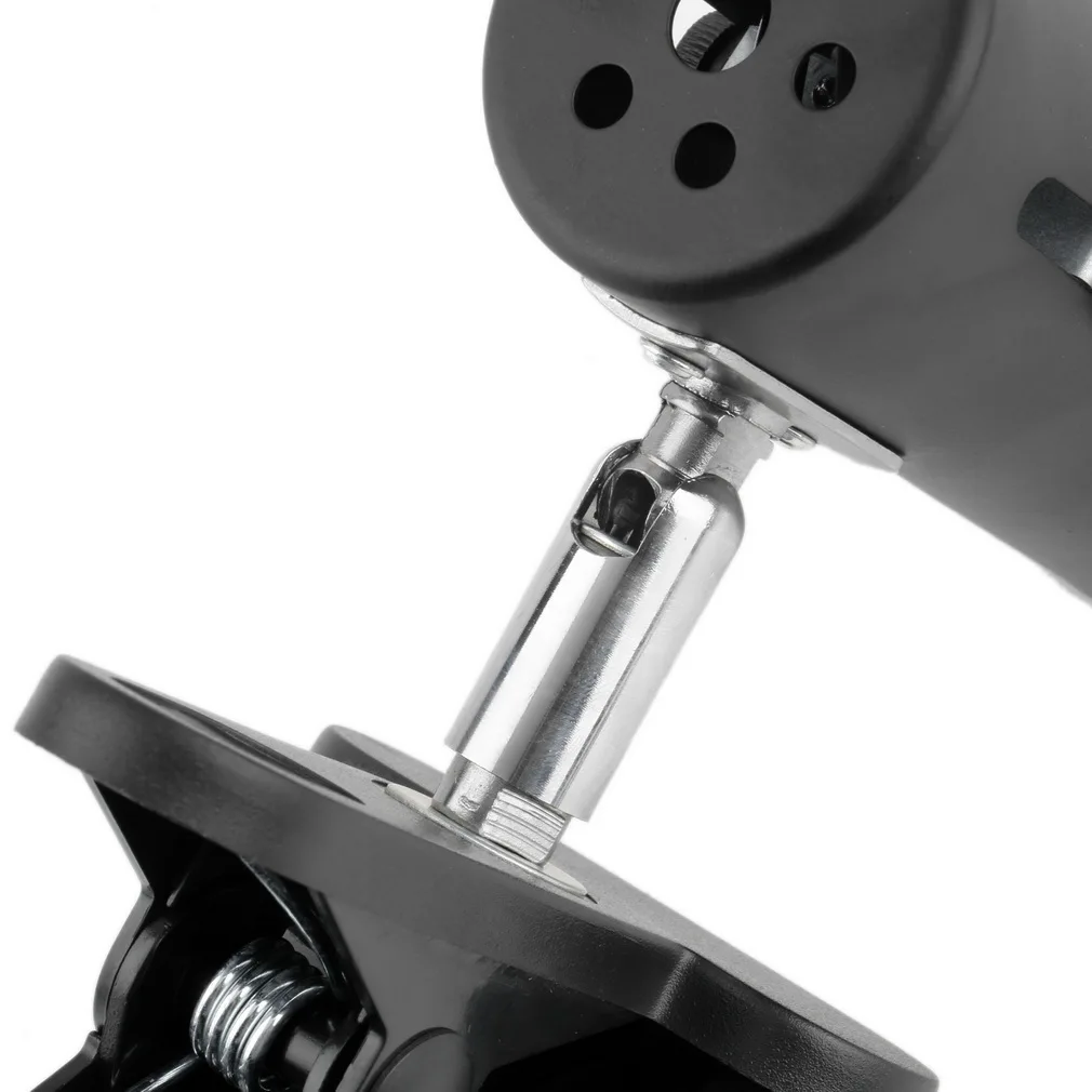 Черный аквариумная рептилия держатель Светильник Зажим Керамический