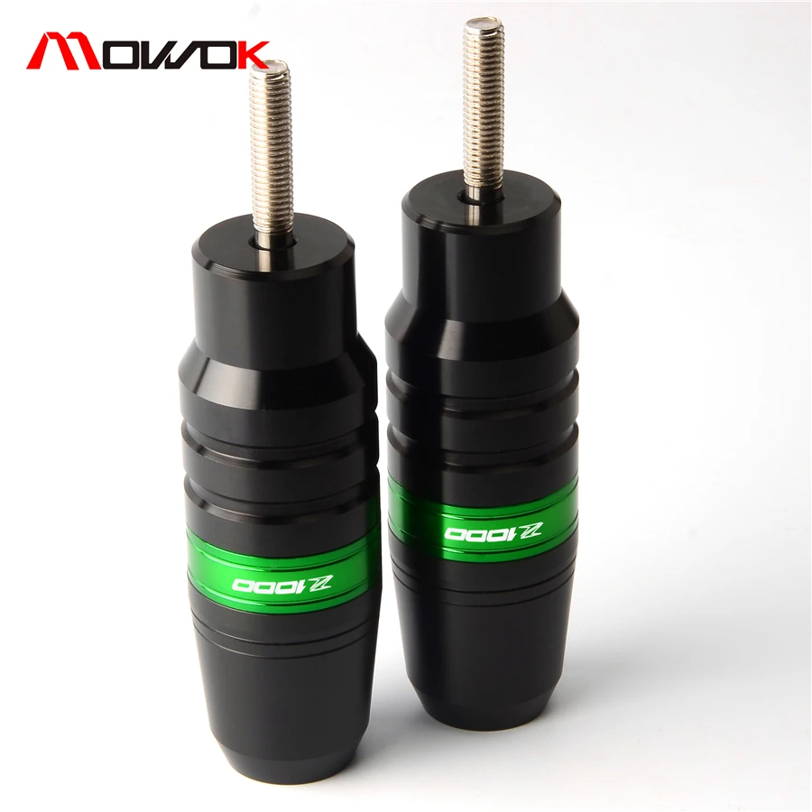 Новые 2 шт. CNC выхлопные слайдеры аварийные колодки для Kawasaki Z1000 2007 2020 2019 2012 2013 2014 2015