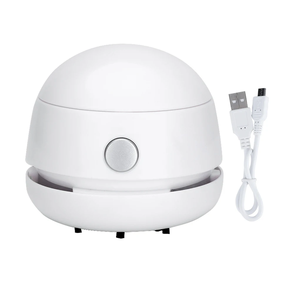 

Desktop Vacuum Cleaner, Rechargeable Battery Operated, Portable Cordless Mini Tabletop Crumb Dust Sweeper, Energy Saving