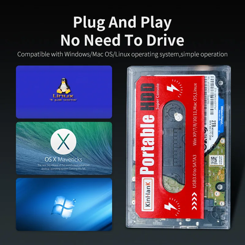 2TB HDD 2.5 External Game Hard Drive Disk 63000+ Games For PS2/PS3/PS1/Sega Saturn/Wii/DC/Wiiu PC/Laptop/Super Console X PC | Электроника