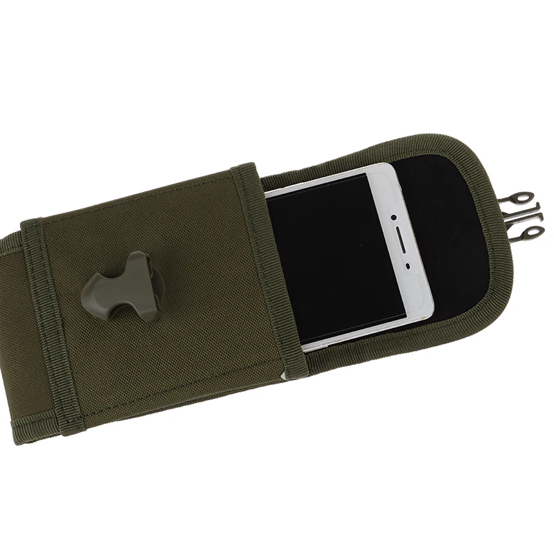 Тактическая двухслойная сумка для телефона Молл мобильный телефон денег