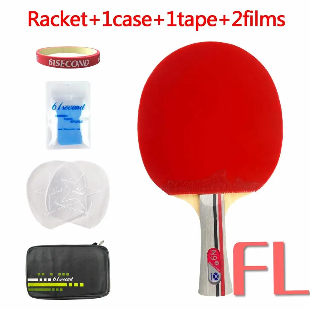 FL racked F 1case Pro настольный теннис ракетки Galaxy YINHE N9s с 2 шт. Reactor corbor Прямая с фабрики; Европейская хватка-FL - Цвет: FL racked F 1case