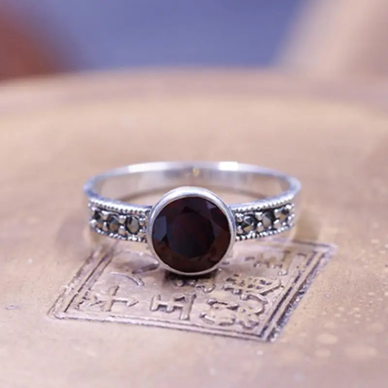 Настоящее чистое ювелирное изделие из стерлингового серебра 925 пробы винтажное