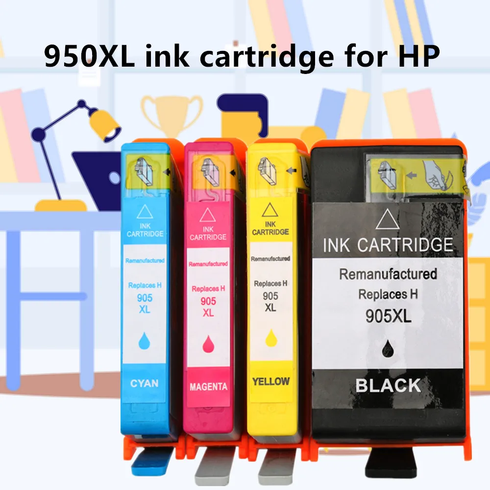 Совместим с HP 909XL для 905 905XL 909 XL чернильный картридж OfficeJet Pro 6960 6970 6950 6956