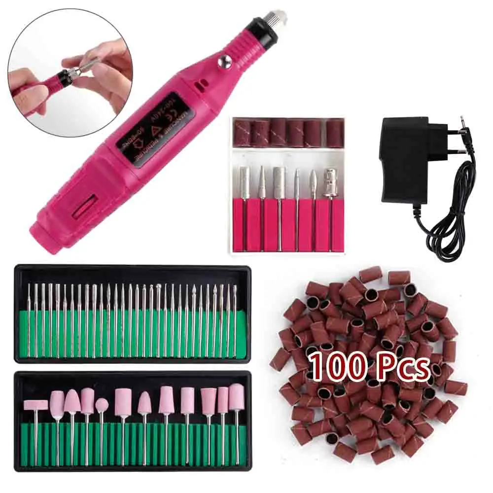 Электрическая дрель для ногтей профессиональная машинка маникюра педикюра