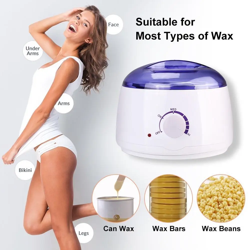 Электрический комплект для эпиляции нагреватель воска 500 куб. См + жесткие