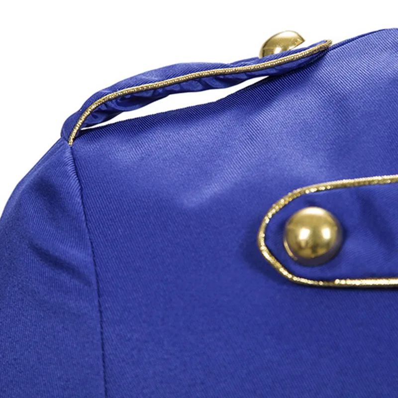 Мужская средневековая ретро куртка мужской костюм вышитые манжеты стоячий