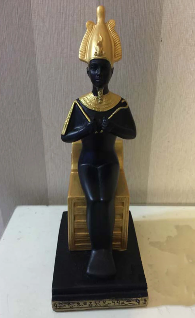 Египетские боги красоты египетская статуя для декора-сидя Isis(Auset), Osiris(Usiris), Mut, Bennu Коллекционная статуэтка, Египет