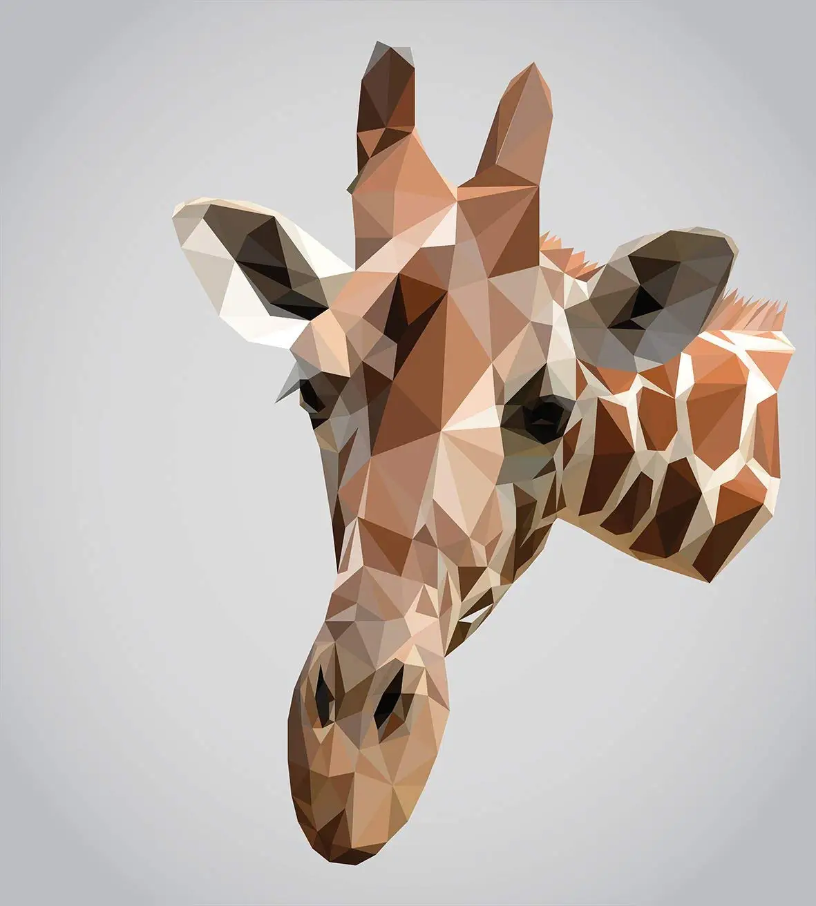 Животное пододеяльник набор сафари дикой природы существо цифровой Жираф