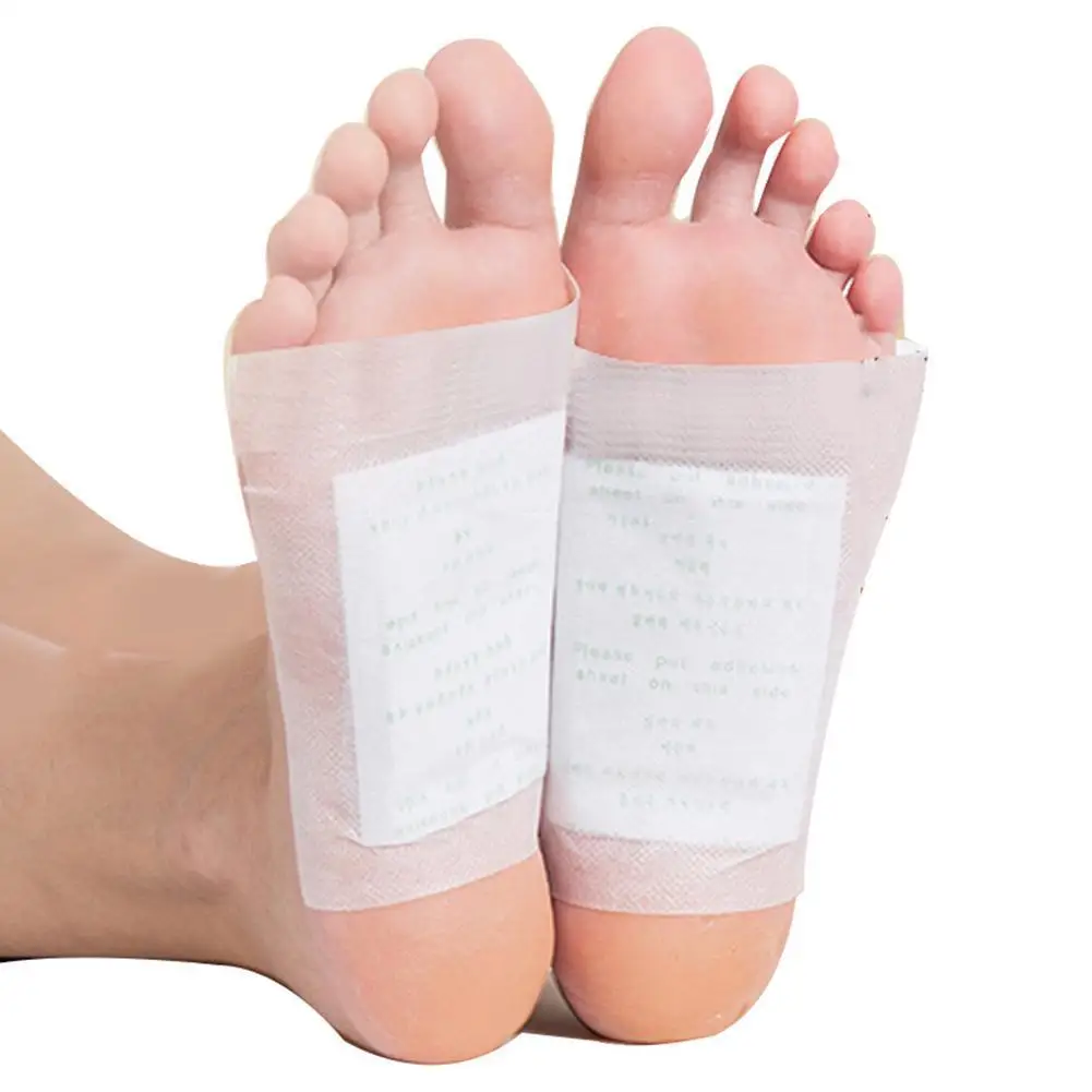 

10 шт. бамбуковый уксус пластыри на стопы, сон и снижающие вес токсин средства ухода за кожей стоп колодки Развеять Сырости палка клей медици...