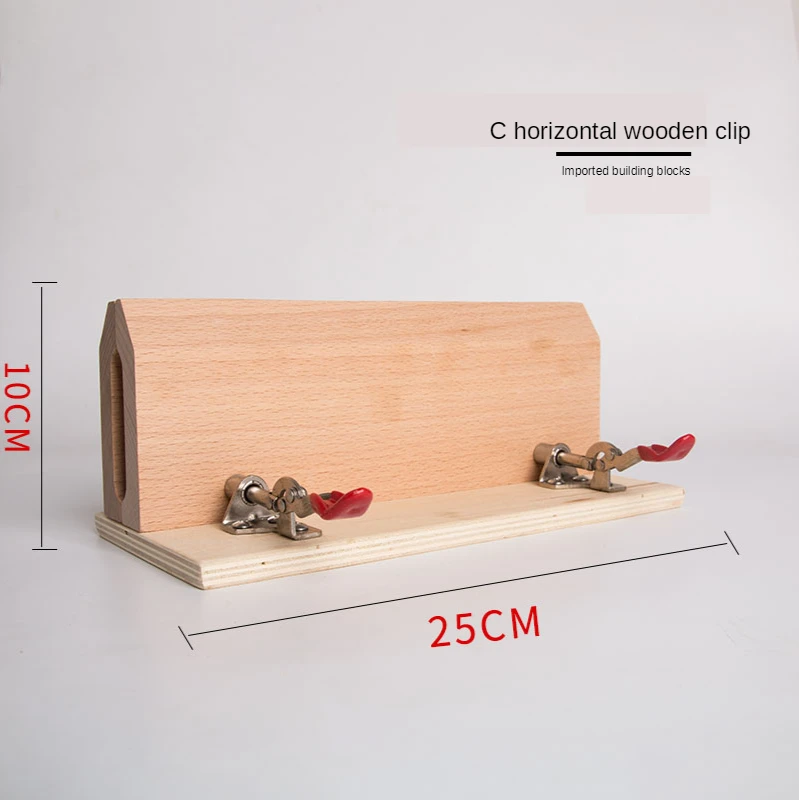 Зажим из кожи и дерева для ручного шитья инструменты рукоделия работы с кожей