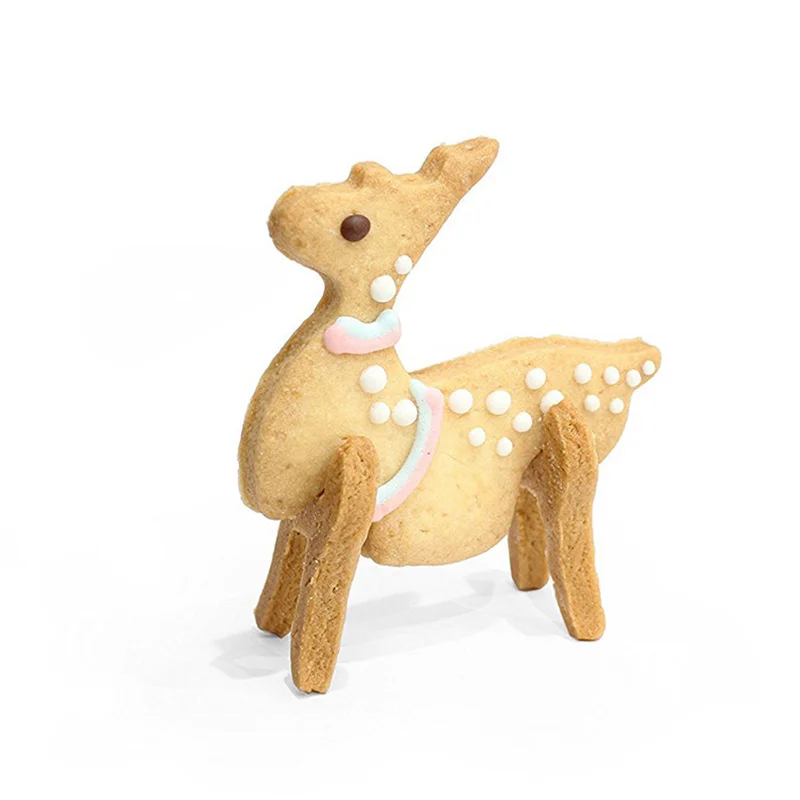 8 шт. набор резаков для печенья 3D инструмент выпечки из нержавеющей стали 304 резак