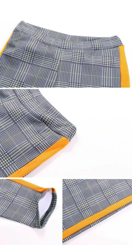 2019 модные брендовые новые женские осенние повседневные клетчатые облегающие