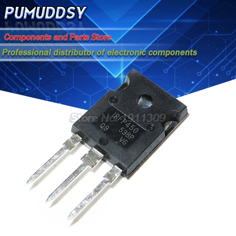 5 шт. IRFP450PBF IRFP450 MOSFET N CH 500V 14A TO 247 IC|Интегральные схемы| |