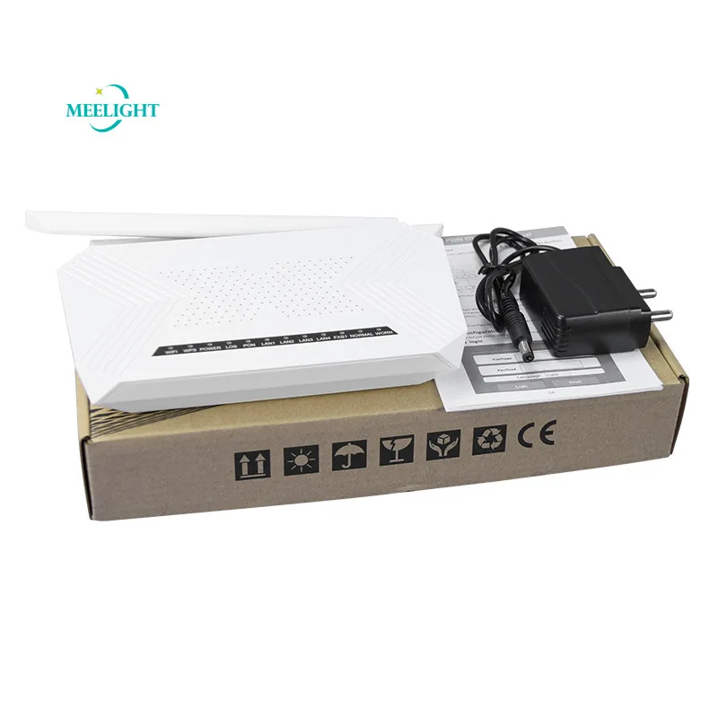2 4G XPON GPON ONU 1GE + 1FE Wifi CATV волоконно оптический SC/APC 20km совместим с OLT|Оптоволоконное