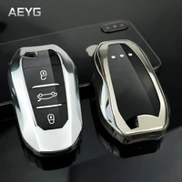new tpu car key case cover shell fob for peugeot 308 408 508 2008 3008 4008 5008 for citroen c4 c6 c3 xr holder fob accessories