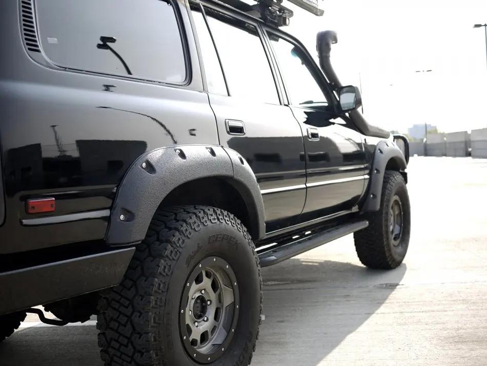 Крыло вспышки арки колеса крыло аксессуары брызговик для Toyota Land Cruiser Prado Lc80 Fj80 1990-1998