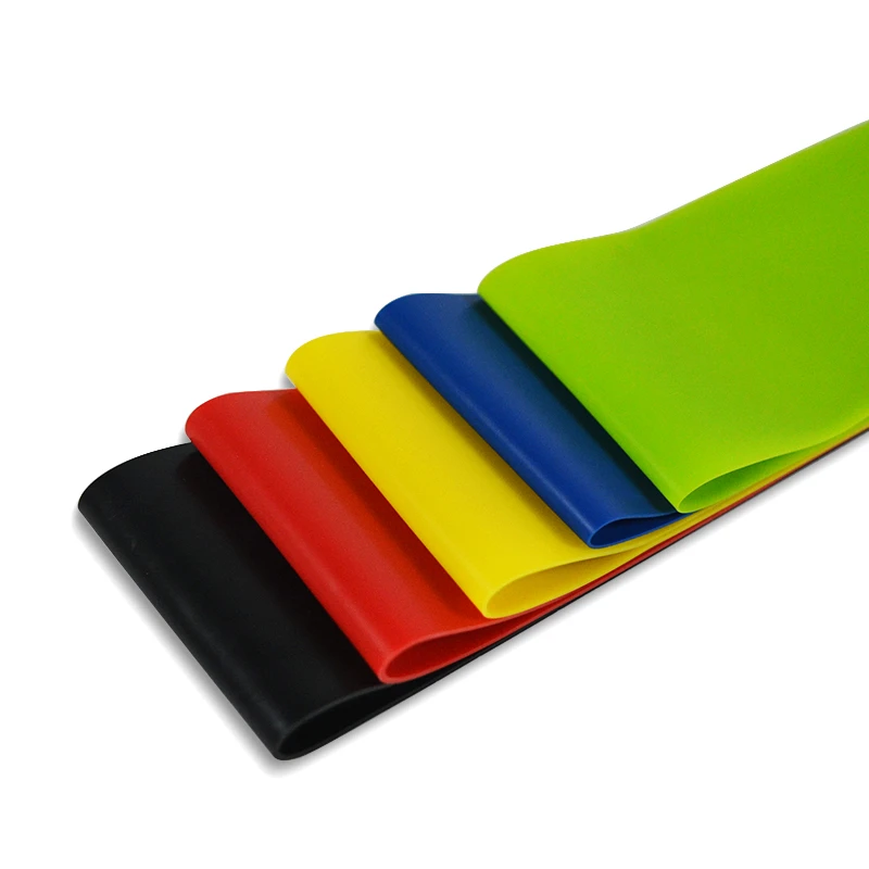 5 цветов резиновая эластичная лента 600 мм фитнес йога пилатес растягивающаяся