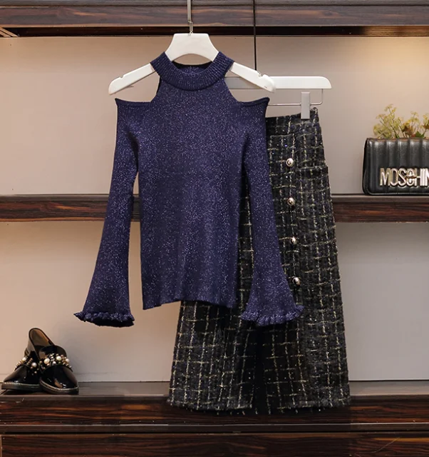 Большие размеры M-4XL трикотажные шлейки с открытыми плечами расклешенными