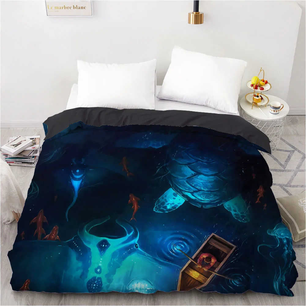 Пододеяльник с 3D рисунком 230x230 см | Дом и сад