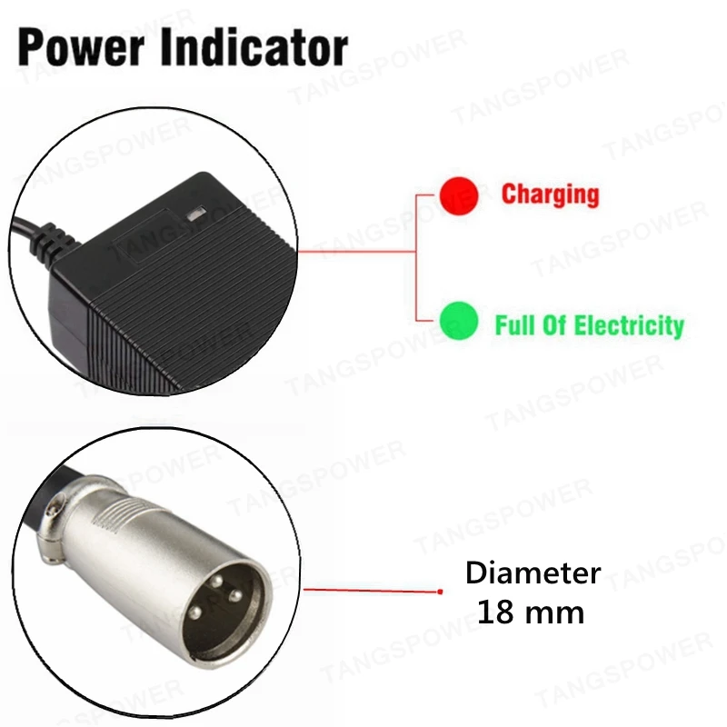 36v charger 42v 2a electric bike lithium battery charger for 36v lithium battery pack with 3 pin xlr socketconnector free global shipping