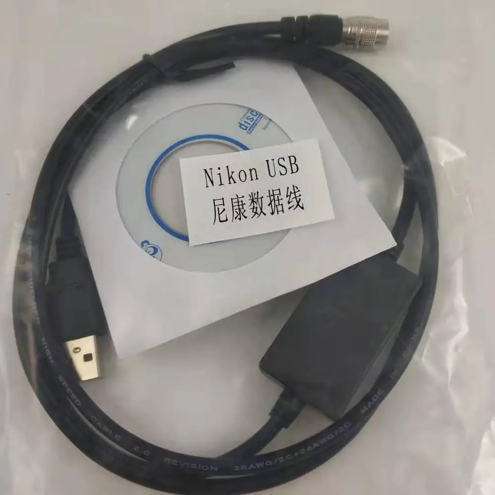 Новая загрузка данных USB кабель для Nikon всего станций 6PIN NIKON кабель NPL 352/DTM 522/DTM 322/DTM552