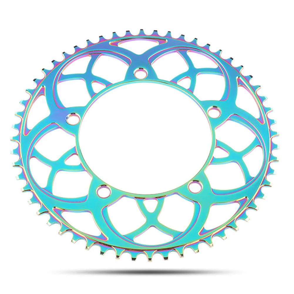 Велосипедная цветная звезда BCD 130 мм 53T 56T дорожный складной велосипедный